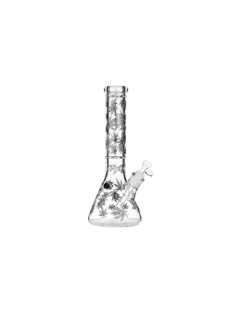 Glasbong Hanfblätter 35.5cm