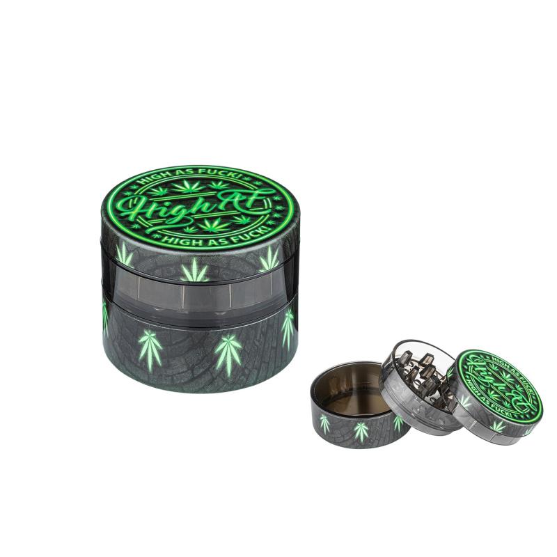 Grinder 'High as' Clear 3-piece 54mm