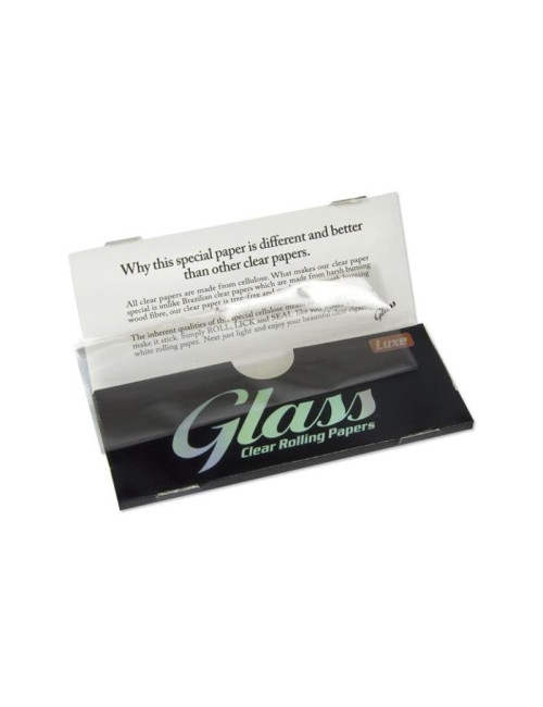 Glass - Clear Rolling Papers KS (1 x 40 Leaves)