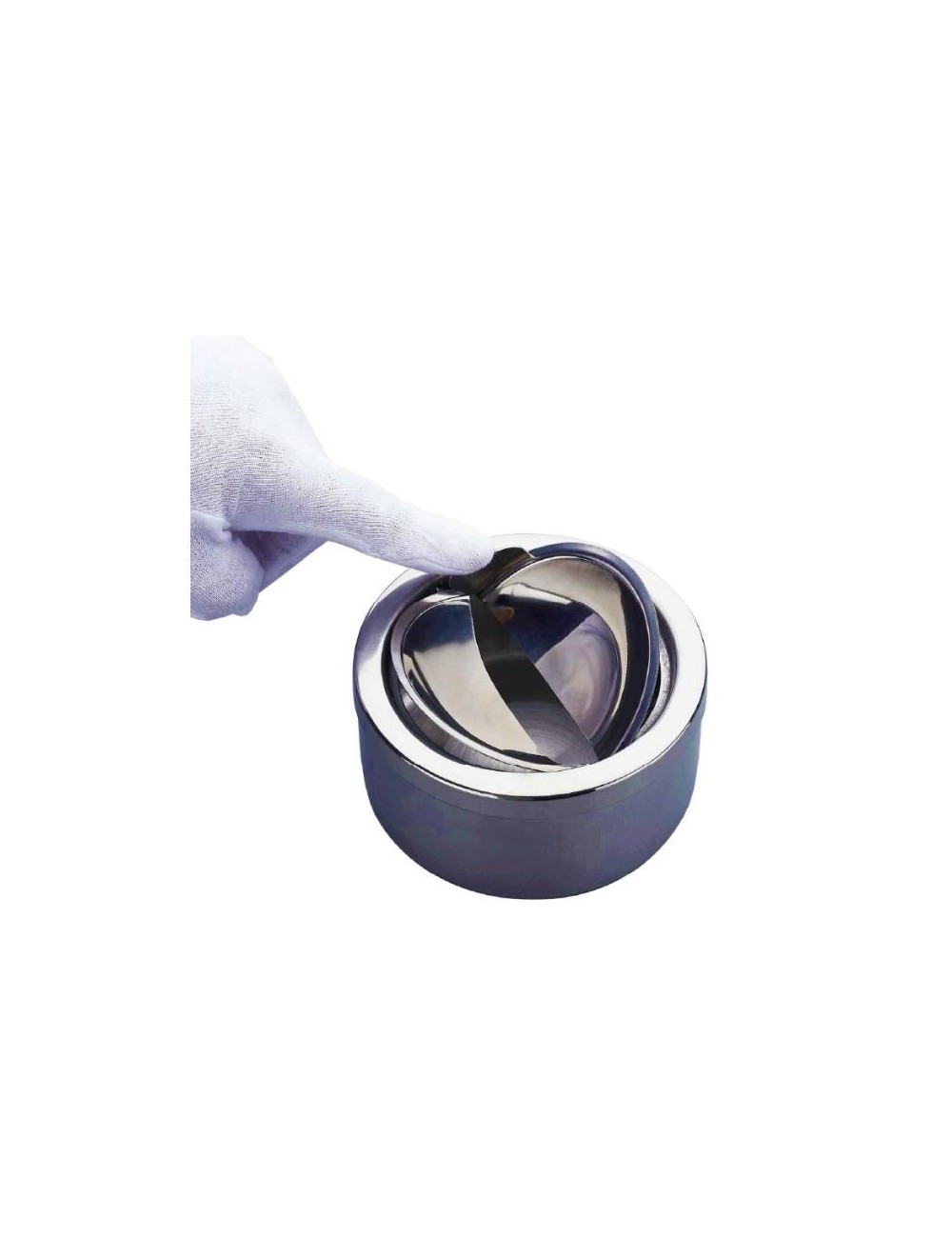 Kippaschenbecher Silber 120mm