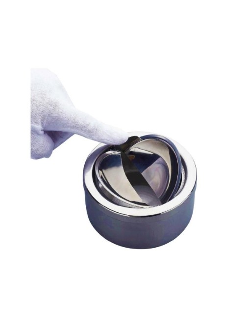 Cendrier basculant chromé 120mm