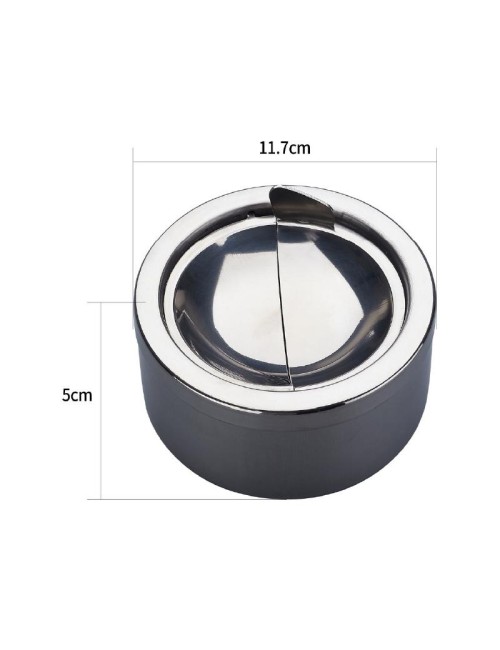 Kippaschenbecher Silber 120mm