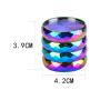 Rainbow Diamond 4-piece grinder 50mm