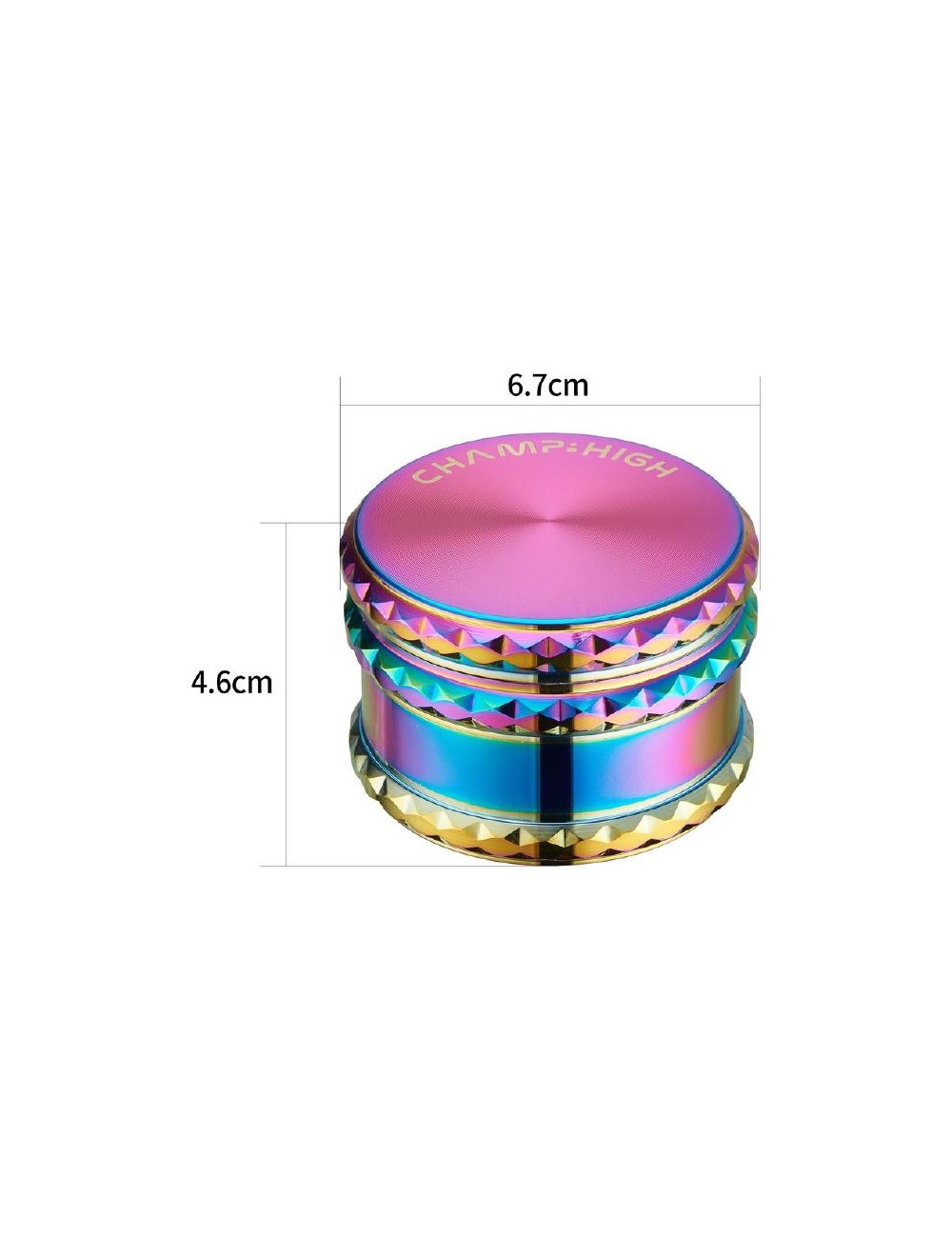 Grinder Rainbow Big 4-pièces 65mm