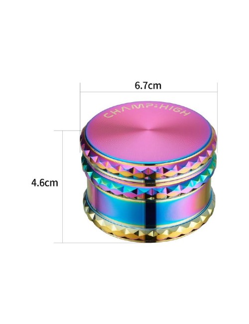 Grinder Rainbow Big 4-teilig 65mm