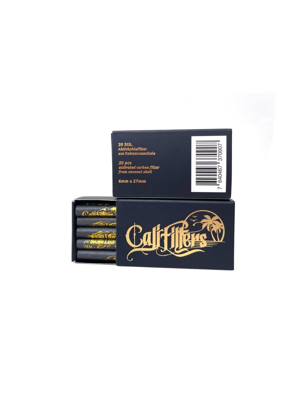 Cali Filters - Aktivkohle Filter 6mm (1 x 20 pcs.)
