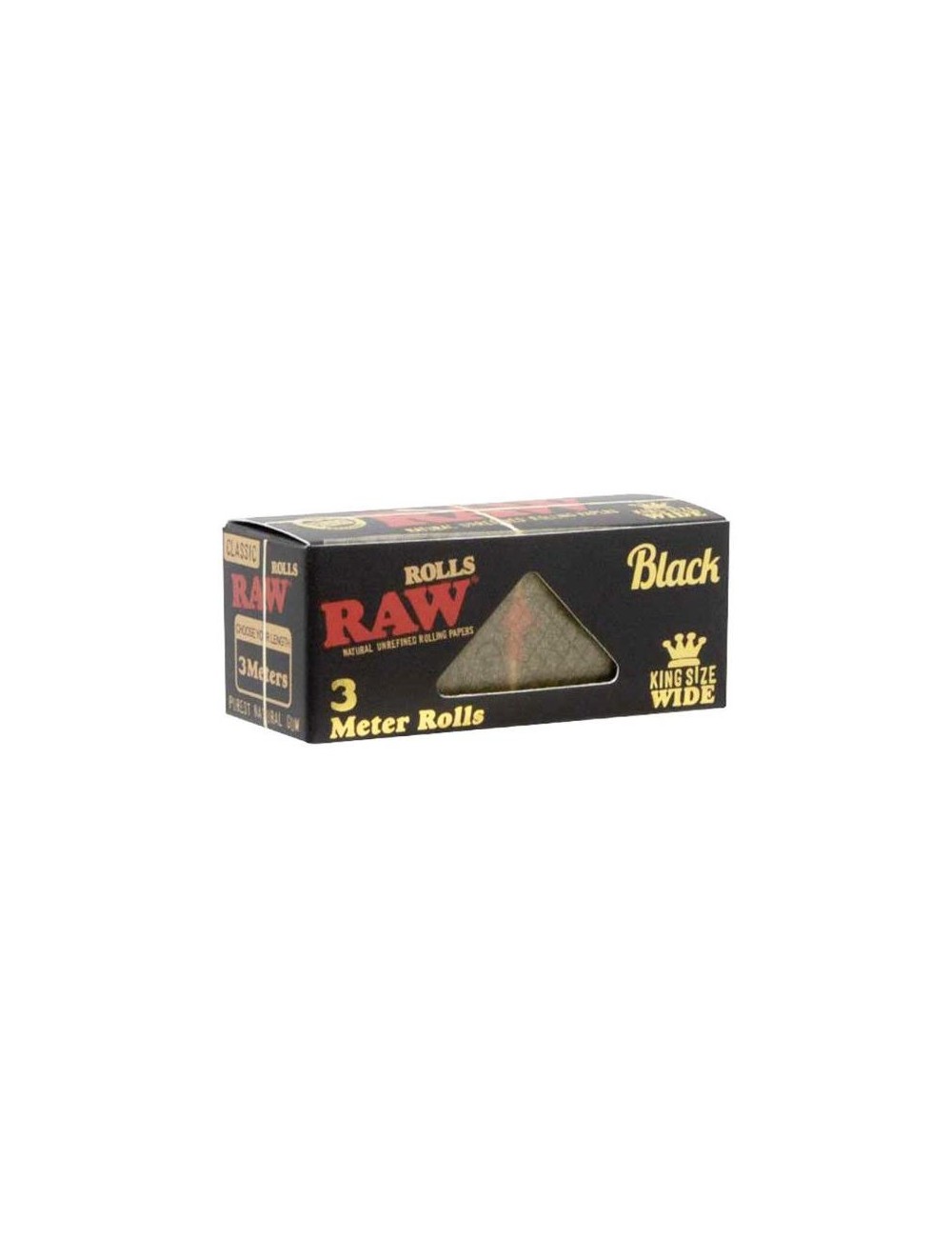 RAW Black Rolls Slim 3m (12 pcs.)