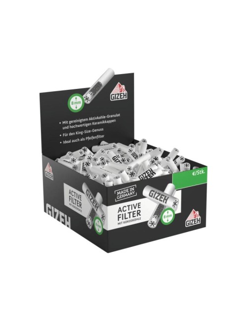GIZEH Active Filter 8mm Box (200 pcs.)