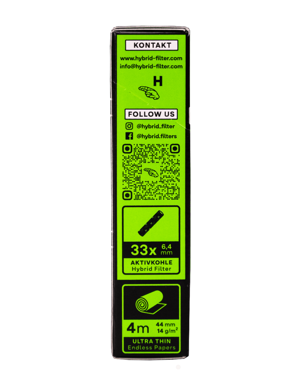 Hybrid Supreme Aktivkohlefilter - Filter + Rolls (1 x 33 Stck.)
