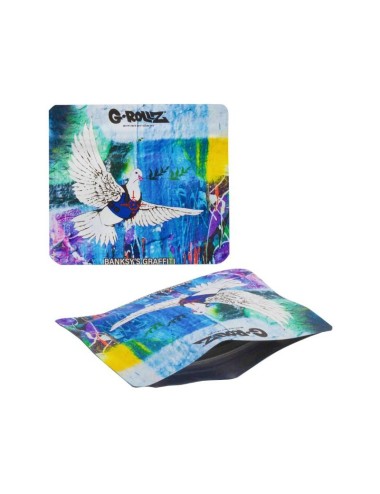 Banksy Bag - Bulletproof Dove (9cm x 8cm)