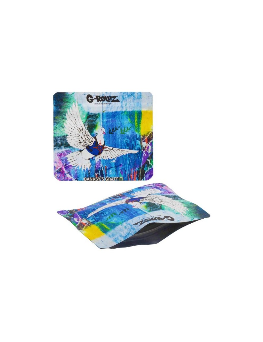 Banksy Bag - Bulletproof Dove (9cm x 8cm)