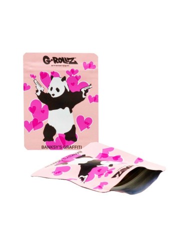 Banksy Bag - Panda Gunnin (6.5cm x 8.5cm)