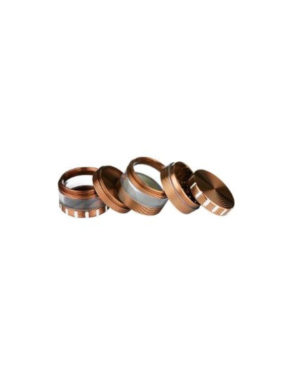 Alu Grinder mit Sichtfenster 5-piece 60mm