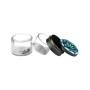 Alu Grinder transparent feuille cannabis 4-pièces 62mm