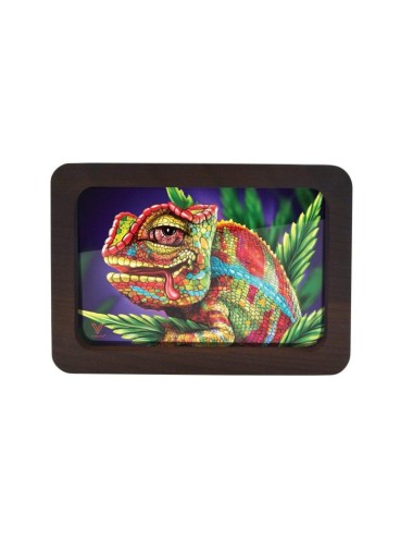 3D Wood Rolling Tray - Cloud 9 Chameleon (19.7cm x 14cm)