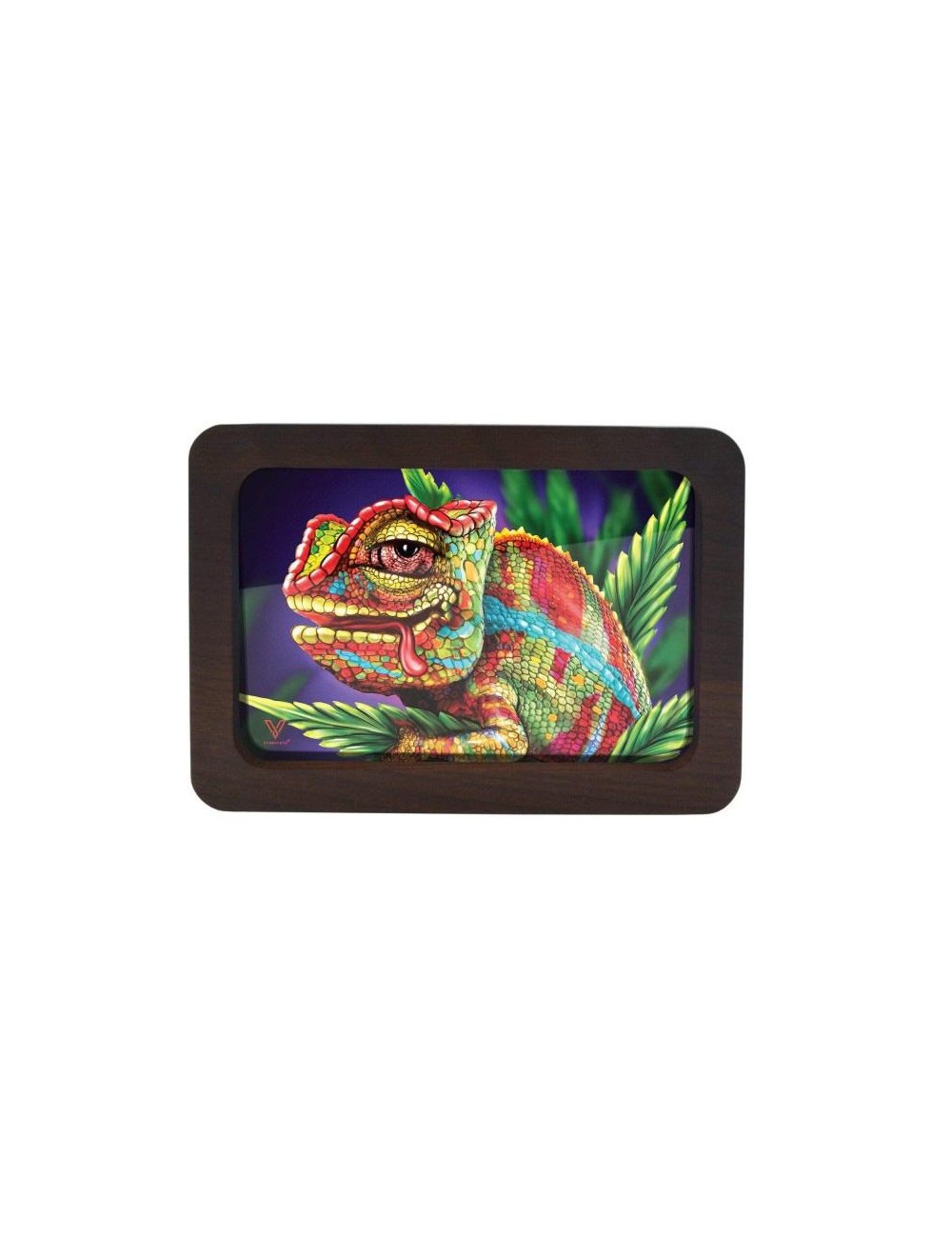 3D Wood Rolling Tray - Cloud 9 Chameleon (19.7cm x 14cm)