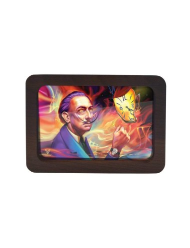 3D Wood Rolling Tray - Dalirious (19.7cm x 14cm)