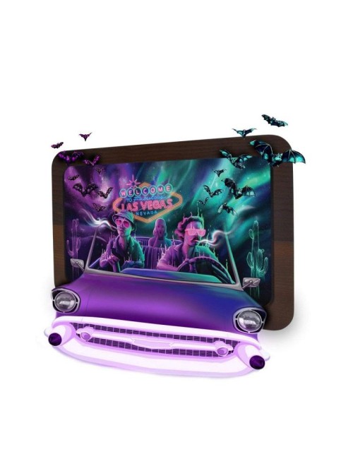 3D Wood Rolling Tray - Bat Country (30cm x 17.8cm)