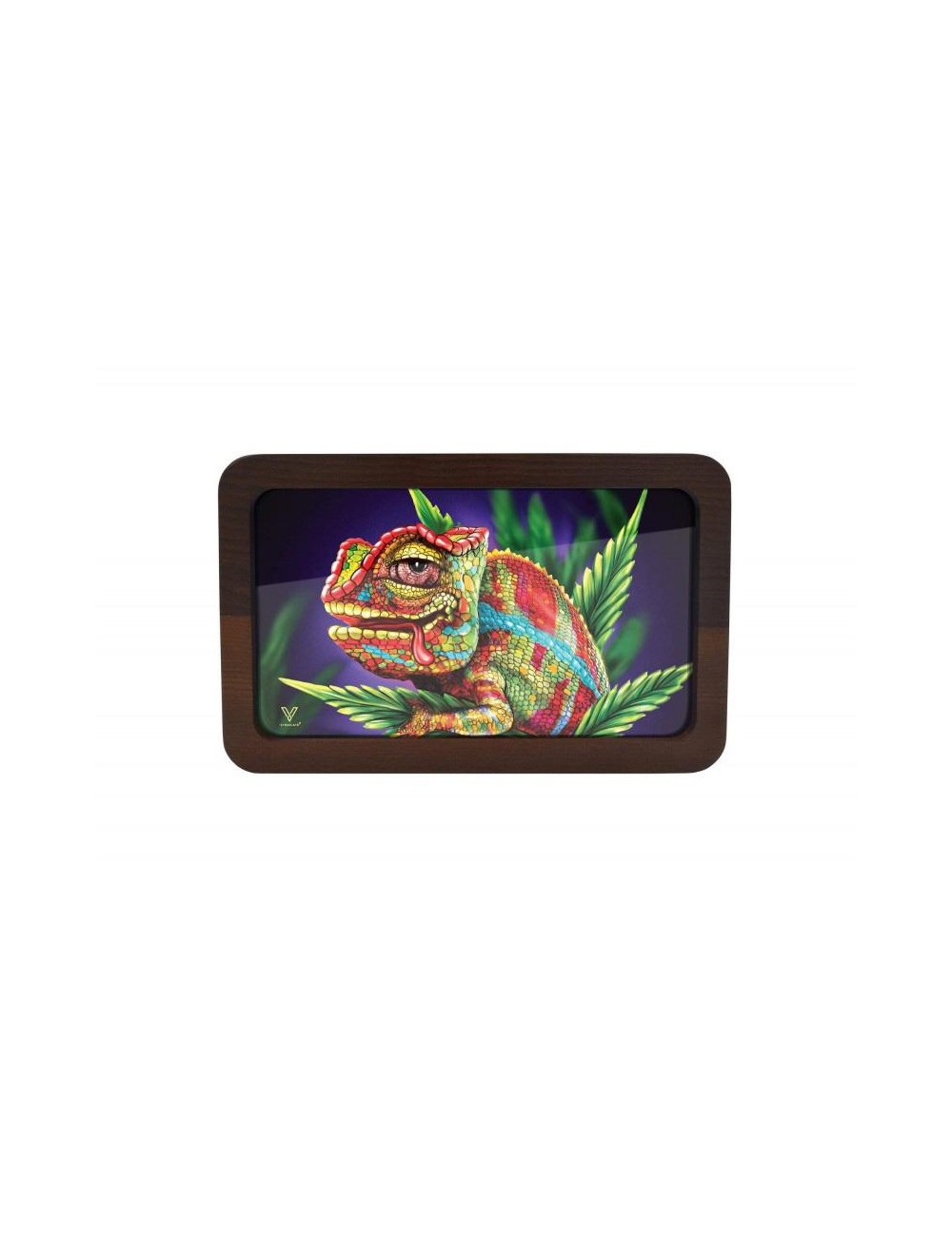 3D Wood Rolling Tray - Cloud 9 Chameleon (30cm x 17.8cm)