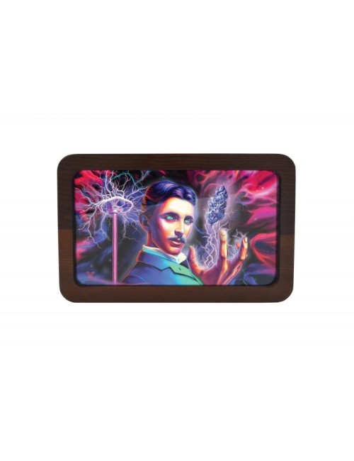 3D Wood Rolling Tray - High Voltage (30cm x 17.8cm)