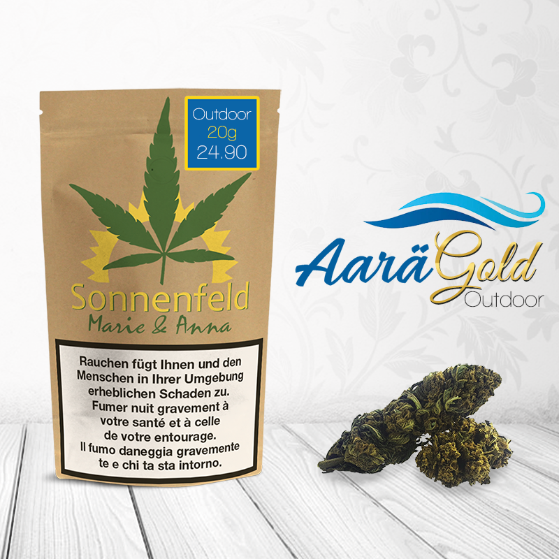 Sonnenfeld CBD - Aarä Gold - Outdoor (CHF 24.90/20g)