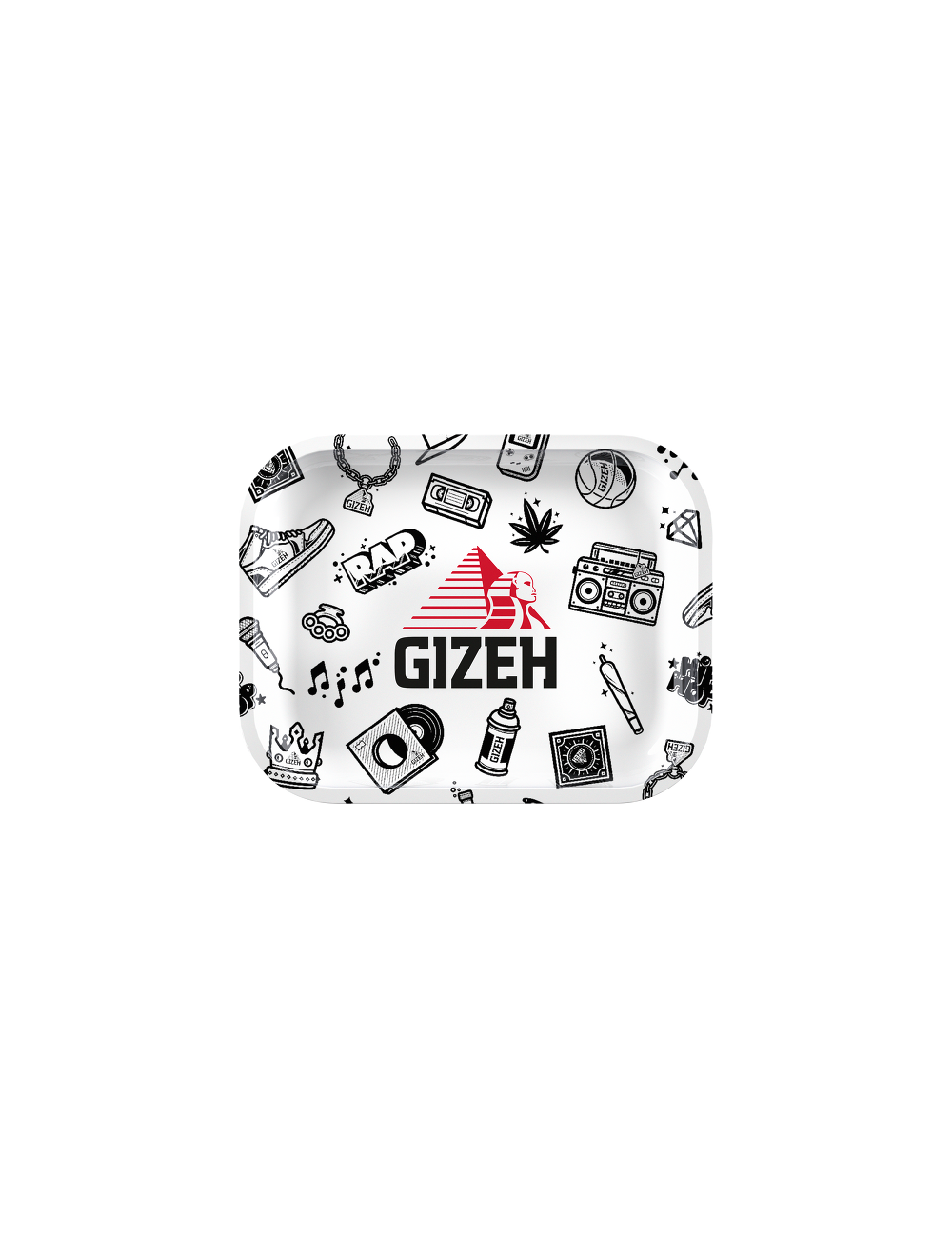 GIZEH Comic Mix Tray Small (18cm  x 14cm) Weiss