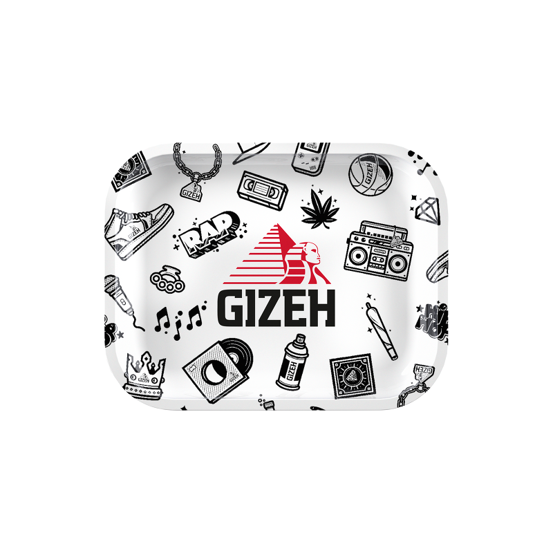 GIZEH Comic Mix Tray Small (18cm x 14cm) Weiss