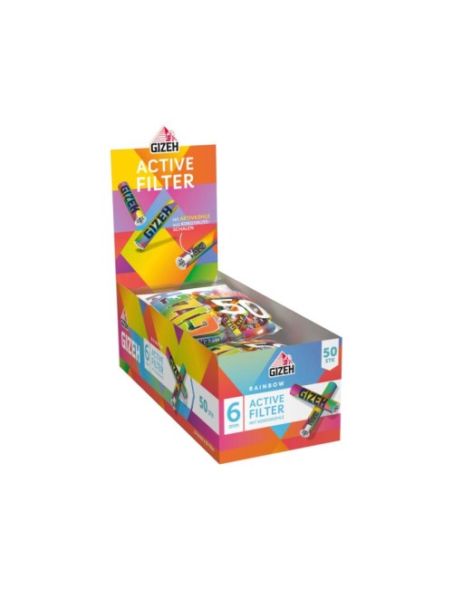 GIZEH Rainbow Active Filter 6mm (10 x 50 Stk.)