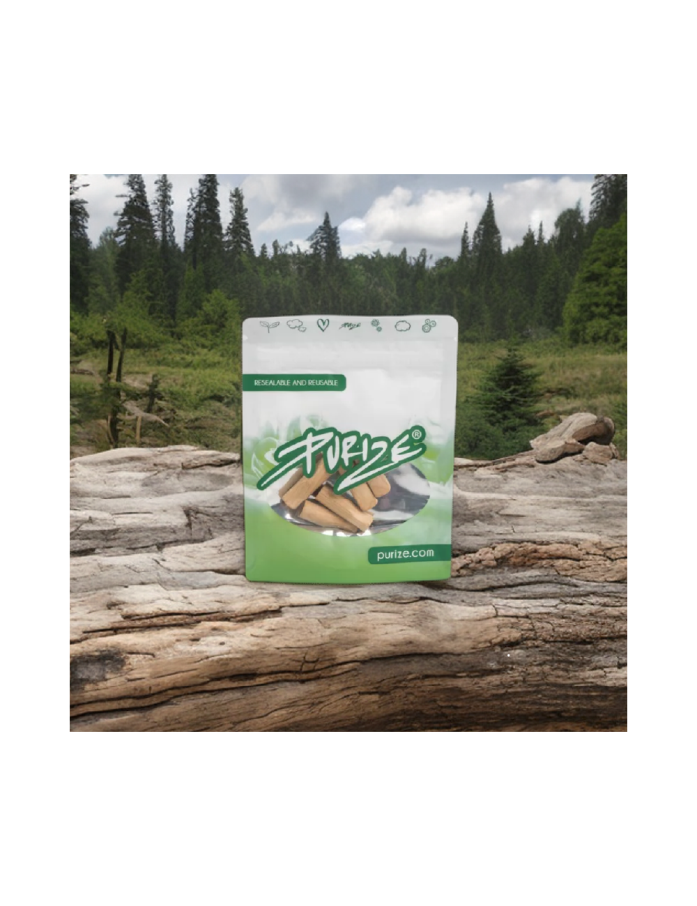 Purize Holzmundstück Xtra Slim mit Geschmack (5 Stk.) Vanille