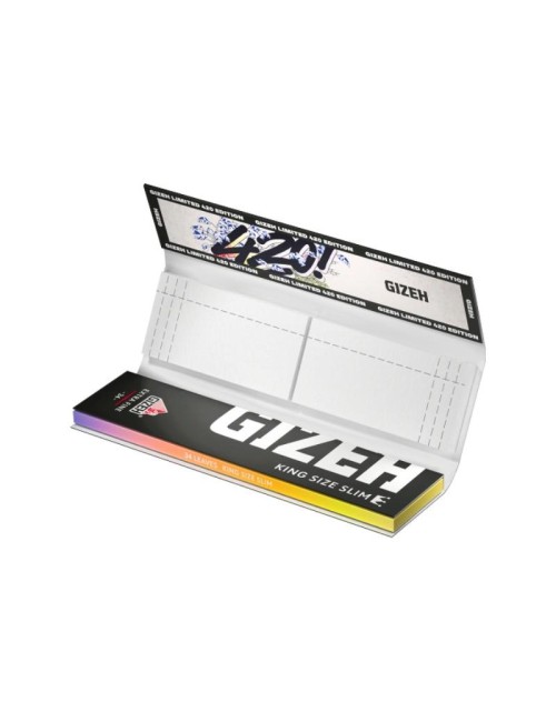 GIZEH Black King Size Slim + Tips 420 Sneaker Edition (26 Stk.)