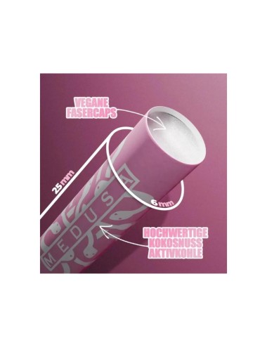 Medusa - Aktivkohlefilter - Rosé (50 Stck. x 6mm)