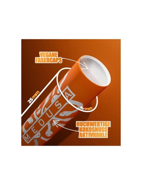 Medusa - Aktivkohlefilter - Sunset (50 Stck. x 6mm)