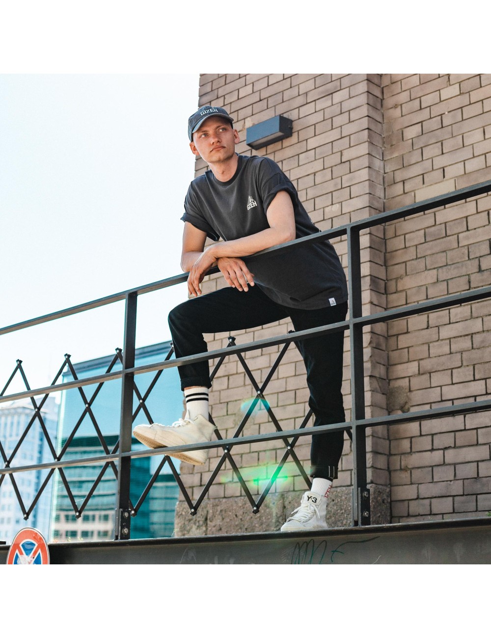 GIZEH "BLACK" Shirt Heritage Icon, oversized M