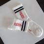 GIZEH Socks, Oldschool white/black schwarz-39-42