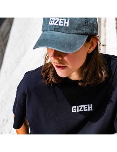 GIZEH Vintage Cap, washed grey/red washed red