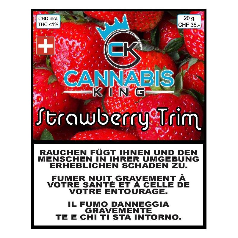 Strawberry Trim - Cannabis King - Schweizer CBD Blüten Cannabis King ®