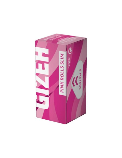 GIZEH Pink Rolls Slim (20 pcs.)