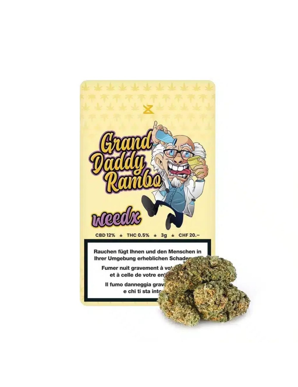 Weedx - Granddaddy Rambo (CHF 20.00/3g)
