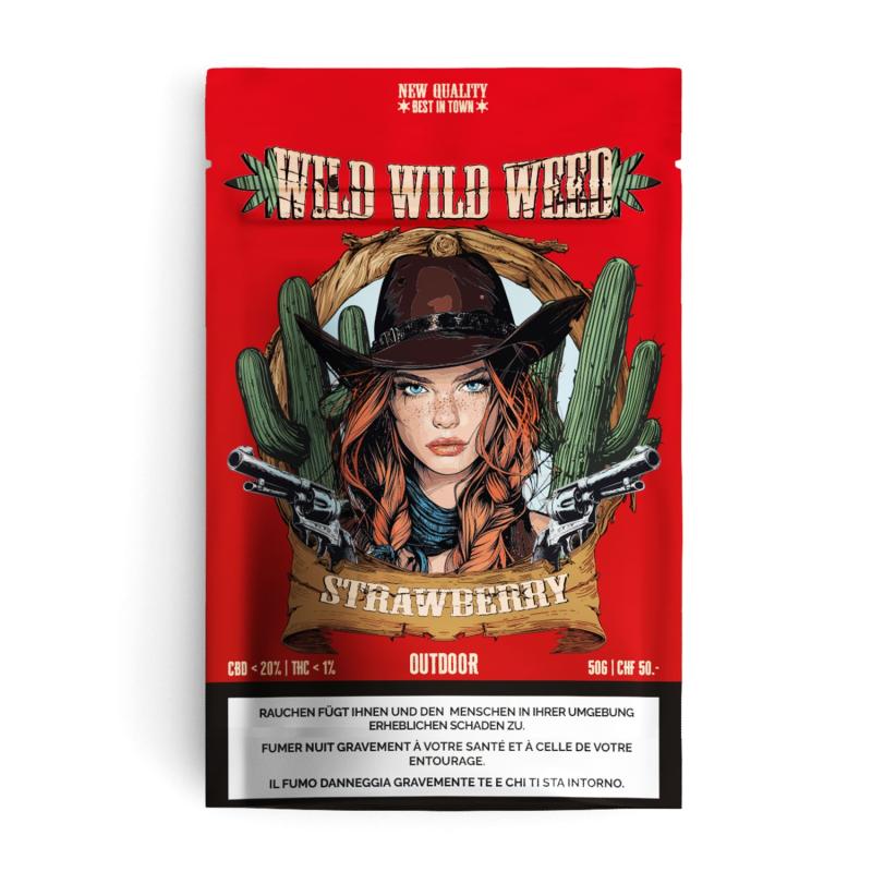 Strawberry Wild Wild Weed Cbd pas chère