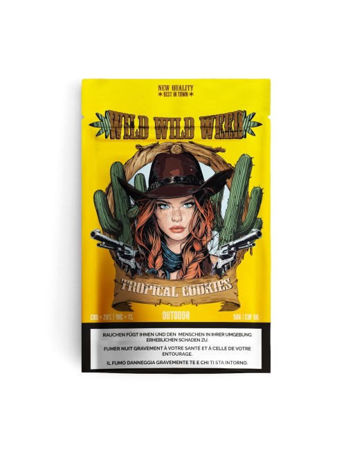 Tropical Cookies 50g - Wild Wild Weed 2.0 - Cannabis CBD Schweiz