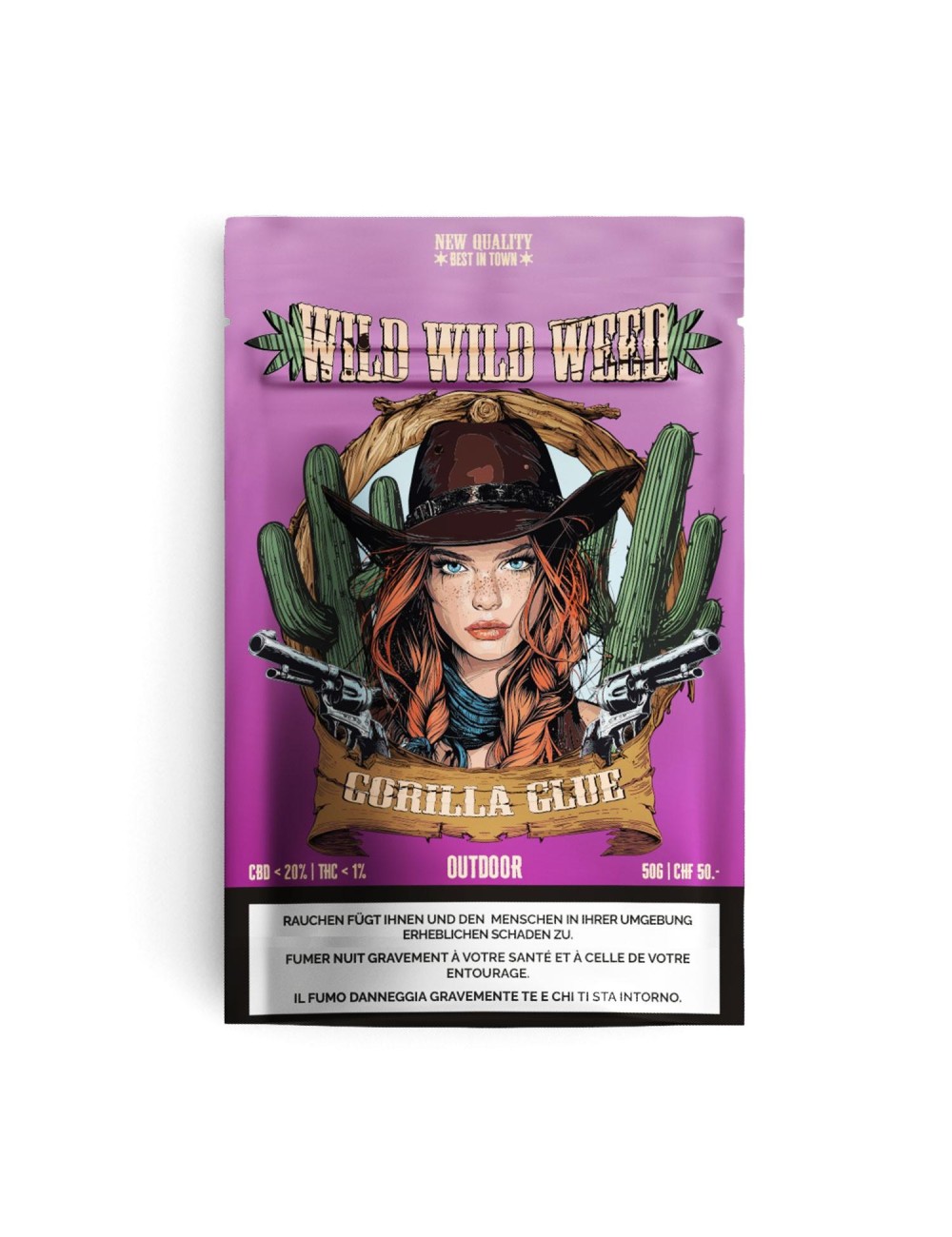 Gorilla Glue 50g - Wild Wild Weed 2.0 - Cannabis CBD Suisse