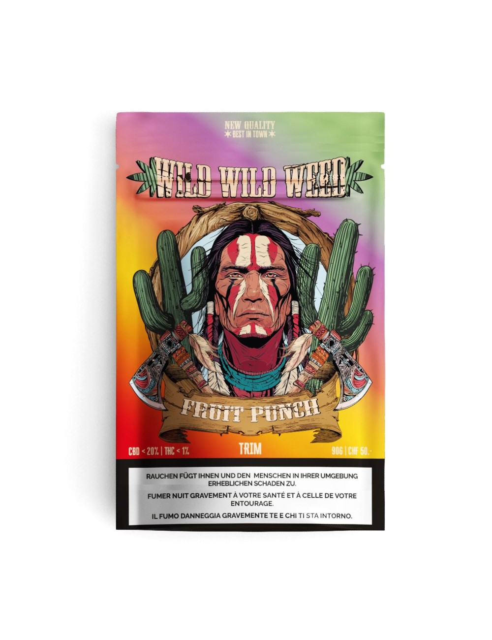 Fruit Punch Trim 90g - Wild Wild Weed 2.0 - Cannabis CBD Suisse