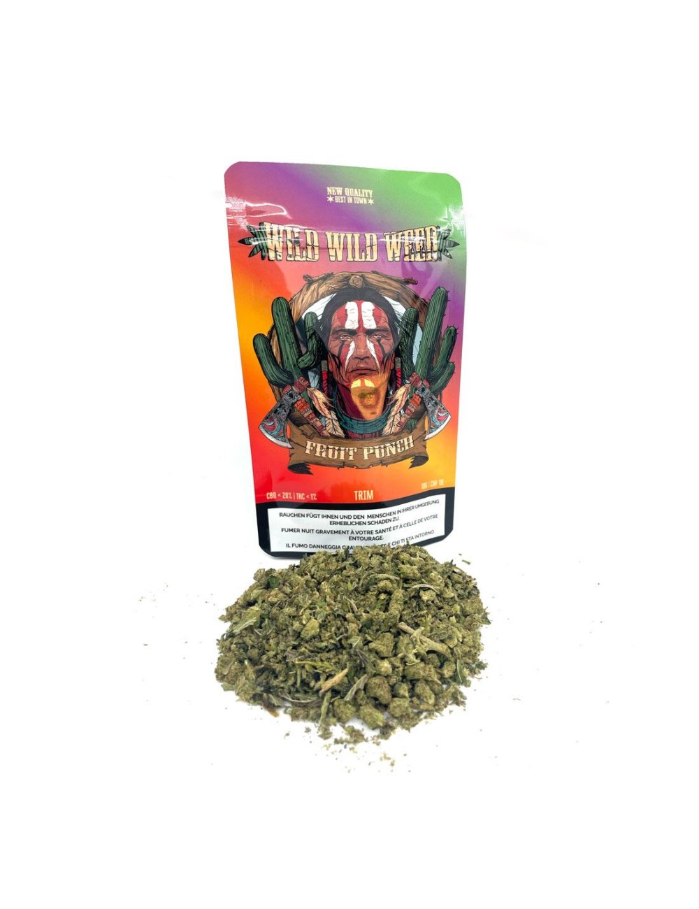 Fruit Punch Trim 10g - Wild Wild Weed 2.0 - Cannabis CBD Schweiz