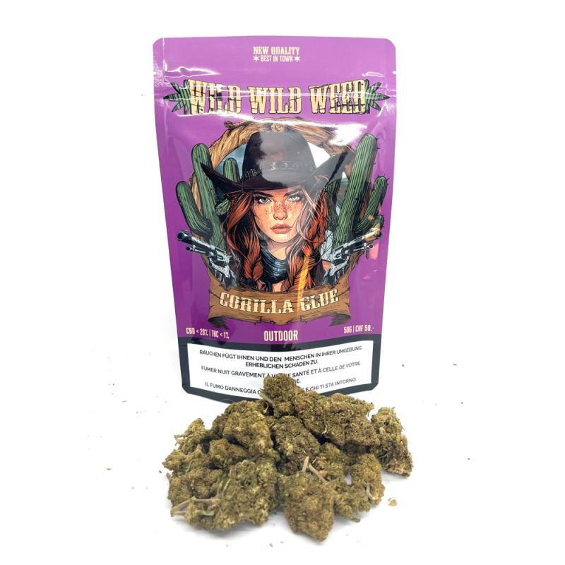 Gorilla Glue - Wild Wild Weed 2.0 - Cannabis CBD Schweiz Outdoor