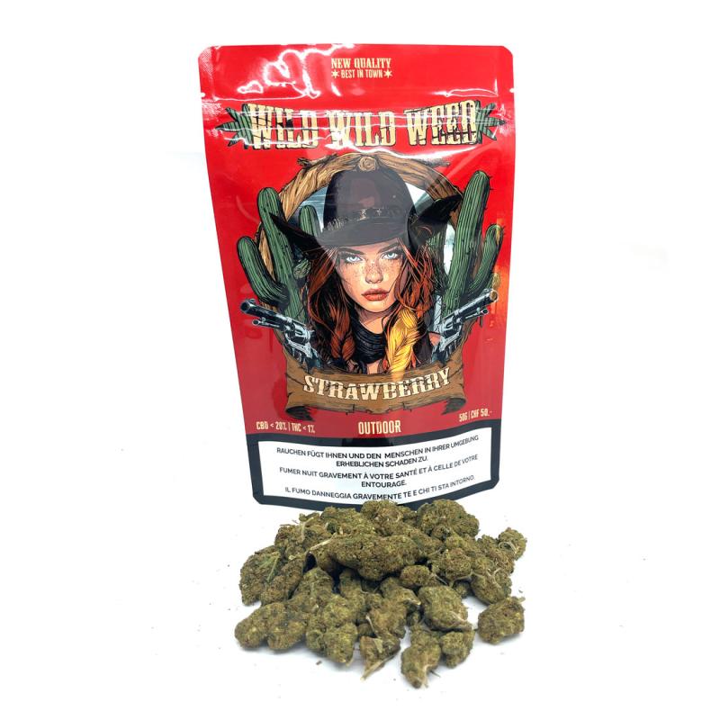 Strawberry - Wild Wild Weed 2.0 - Cannabis CBD Suisse Outdoor