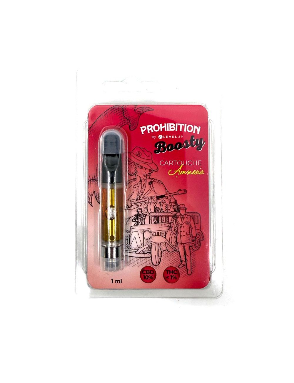 100% Natural CBD Cartridge 40% CBD 20% CBG - Amnesia (1ml)