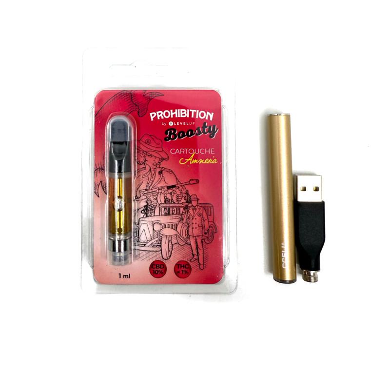 100% Natural CBD cartridge 10% CBD 20% CBG with pen CCell M3 - Amnesia (1ml) Vape and CBD cartridges