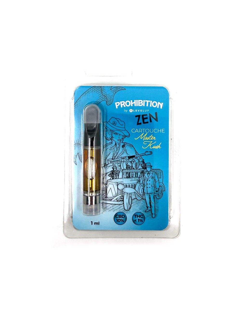 100% Natural 40% CBD Cartridge - Master Kush (1ml)
