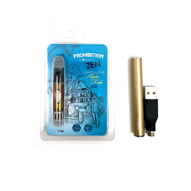 100% Natural 10% CBD cartridge with pen CCell M3 - Master Kush (1ml) Vape and CBD cartridges