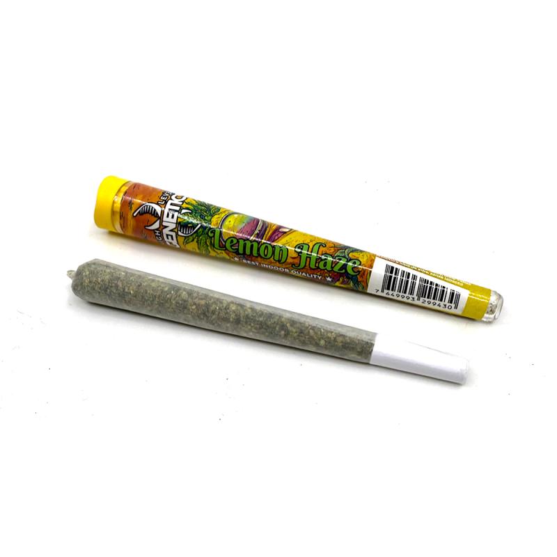 Lemon Haze Pre-Roll Joint - 1g (Indoor) - High Level Genetics Joints Pré-Roulé